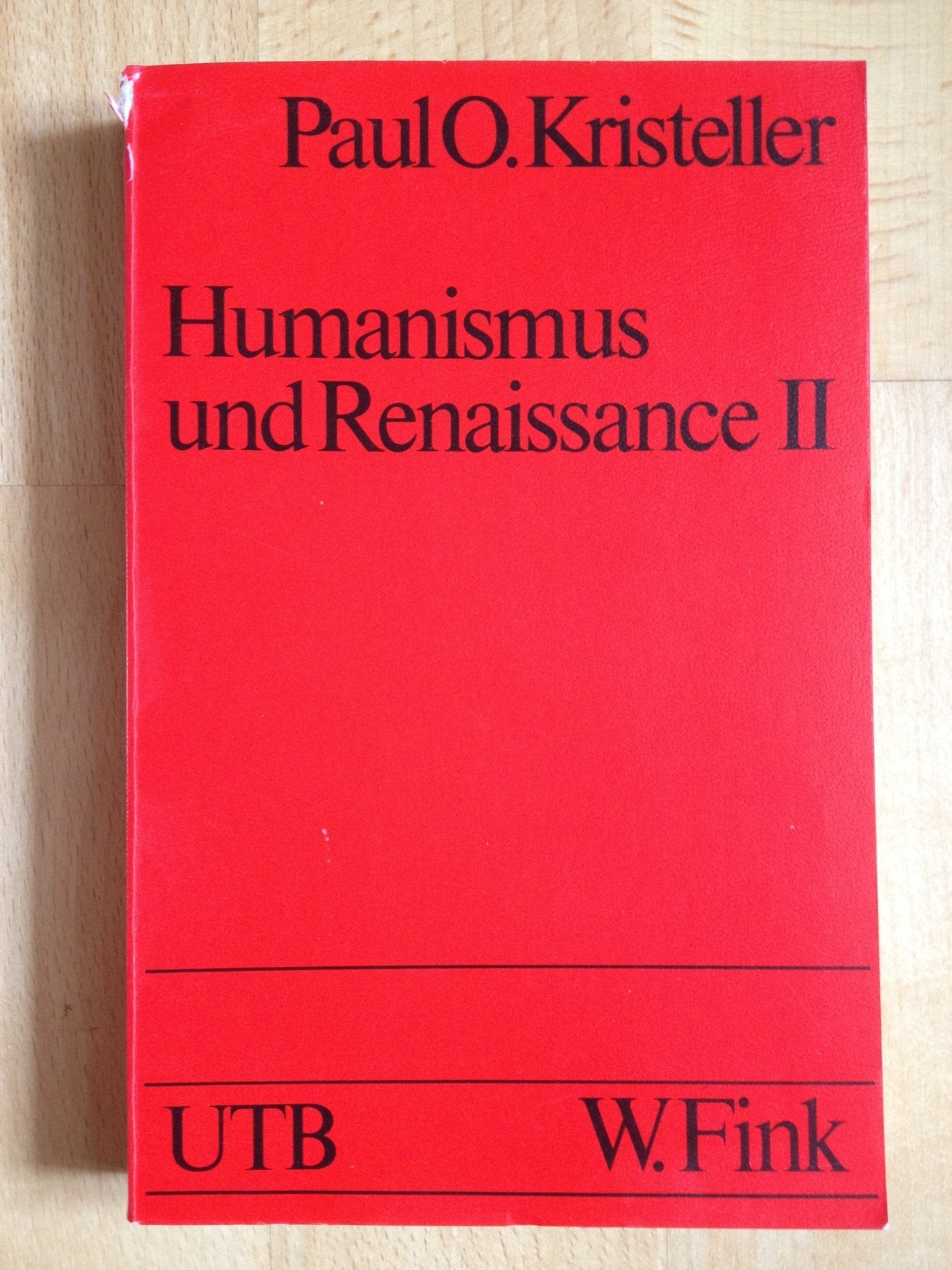 Humanismus und Renaissance II Books
