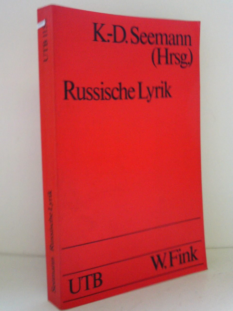 Russische Lyrik. Eine Einführung in die literaturwissenschaftliche Textanalyse Books