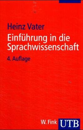 Einführung in die Sprachwissenschaft Social Sciences