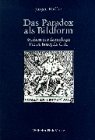Das Paradox als Bildform: Studien zur Ikonologie Pieter Bruegels d. Ä. Contemporary literature