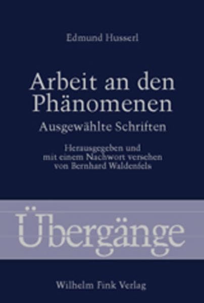Product Image: Arbeit an den Phänomenen