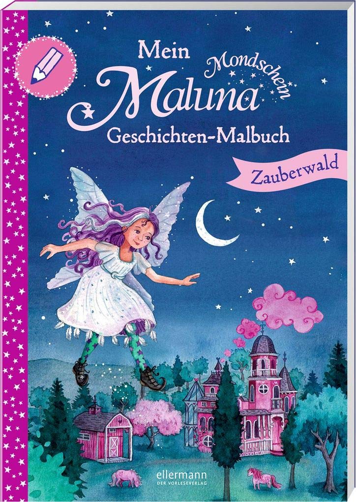 Mein Maluna Mondschein Geschichten-Malbuch: Zauberwald Tiptoi & Games