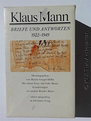 Briefe und Antworten 1922 - 1949 Essays & Short Stories