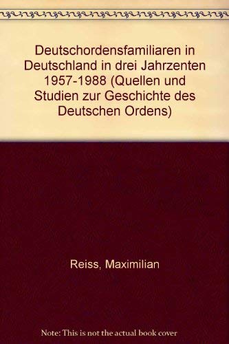 Deutschordensfamiliaren in Deutschland in drei Jahrzehnten Books