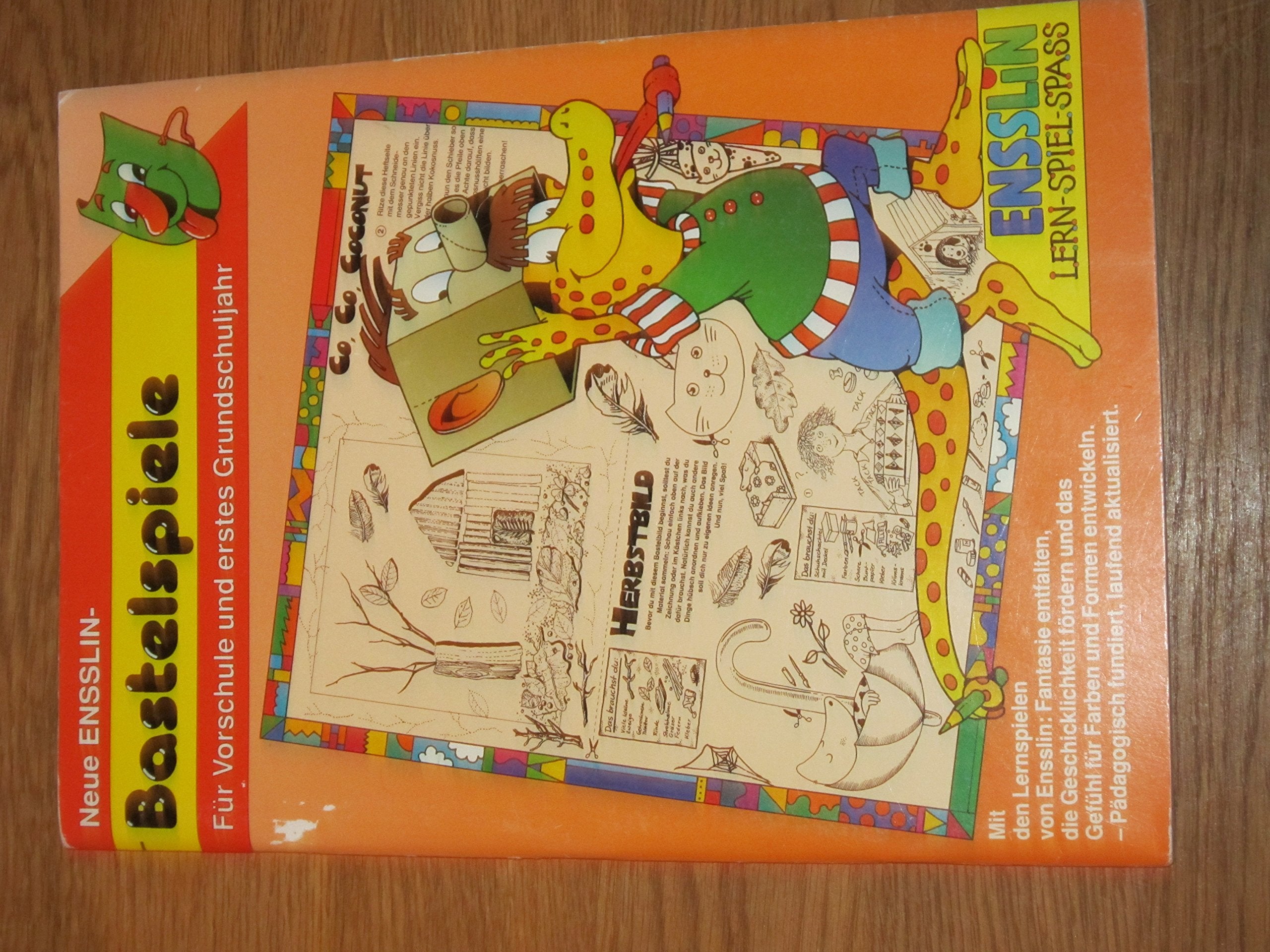 Bastelspiele für Vorschule und erstes Grunschuljahr. Books