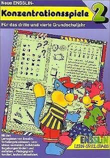 (Ensslin) Neue Ensslin-Konzentrationsspiele, Bd.2, Für das dritte und vierte Grundschuljahr Leisure & Fun