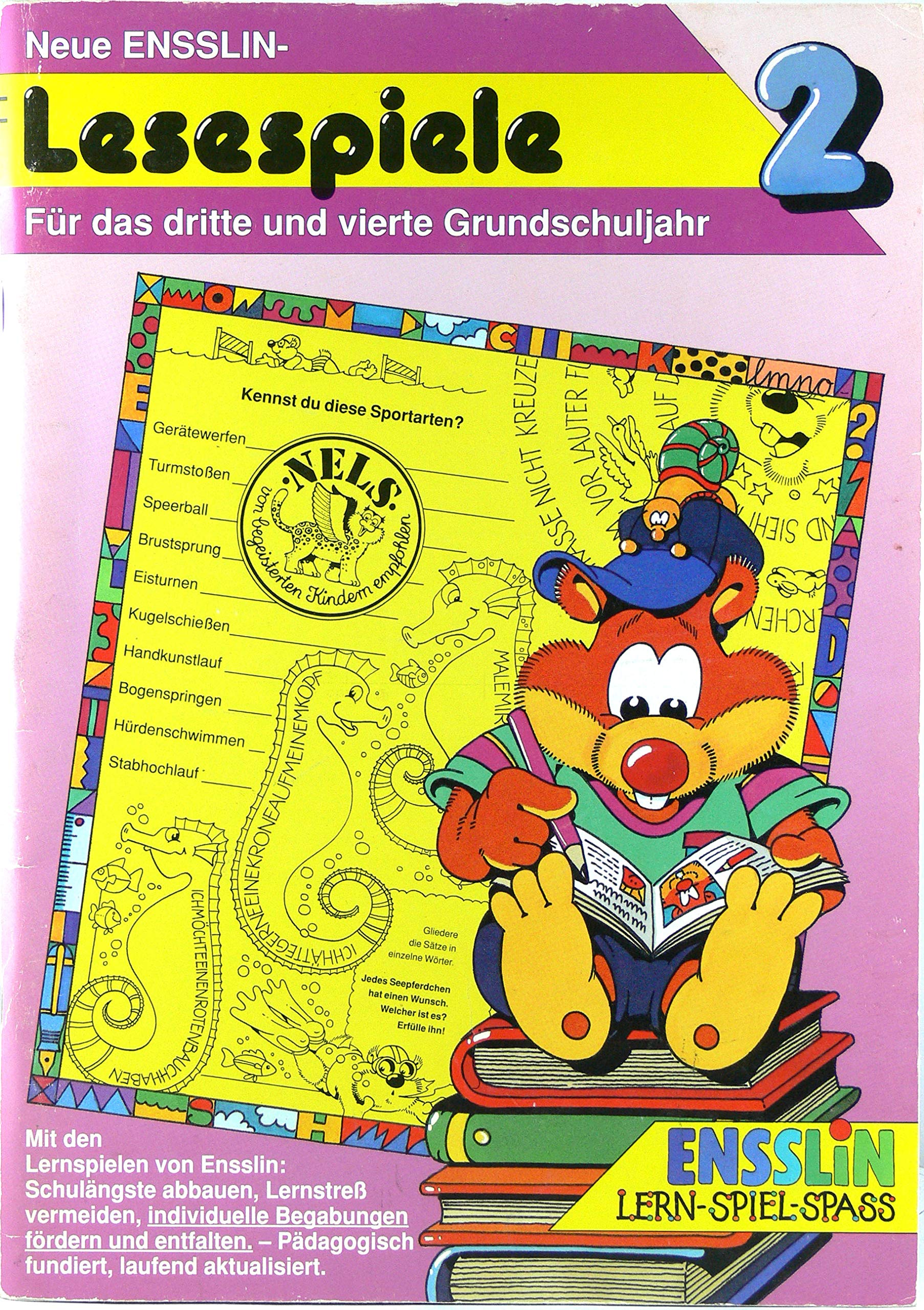 (Ensslin) Neue Ensslin-Lesespiele, Bd.2, Für das dritte und vierte Grundschuljahr Books