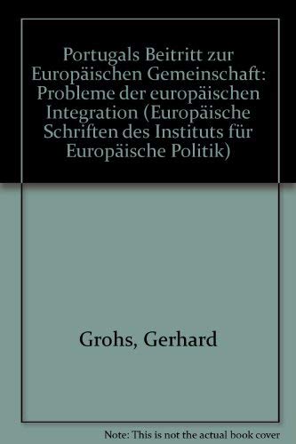 Portugals Beitritt zur Europäischen Gemeinschaft Books