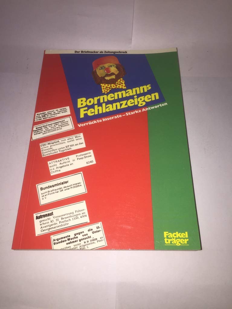 bornemanns-fehlanzeigen-verr-uuml-ckte-inserate-starke-antworten book