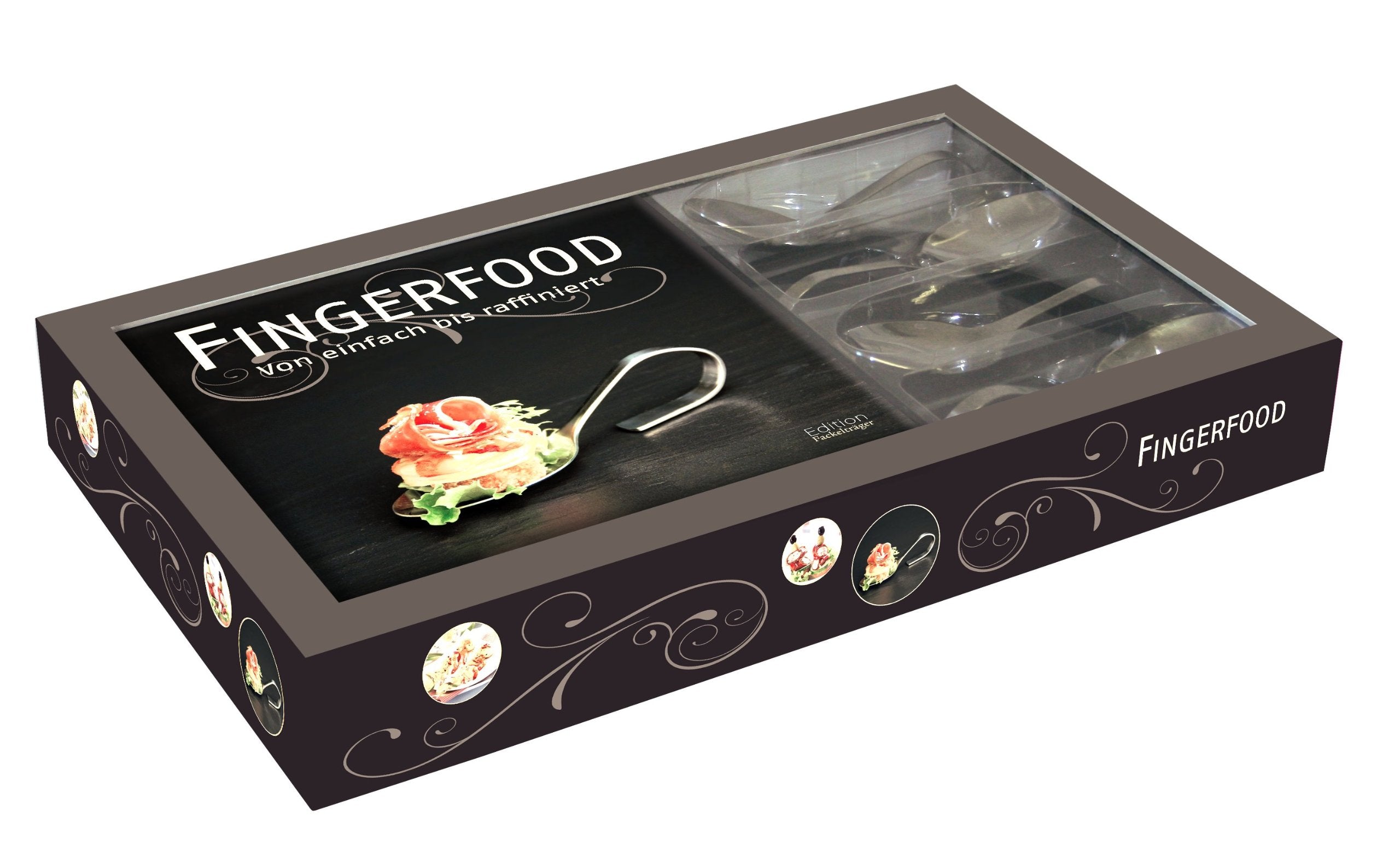 Gourmetset Fingerfood: Von einfach bis raffiniert Handbuch mit Degustationslöffel Leisure, Home & Garden