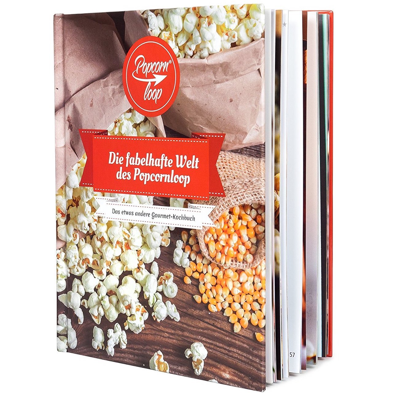Popcornloop Rezeptbuch! Zahlreiche und köstliche Rezeptideen rund um Popcorn und jede Menge Inspiration auf 128 Seiten Stationery