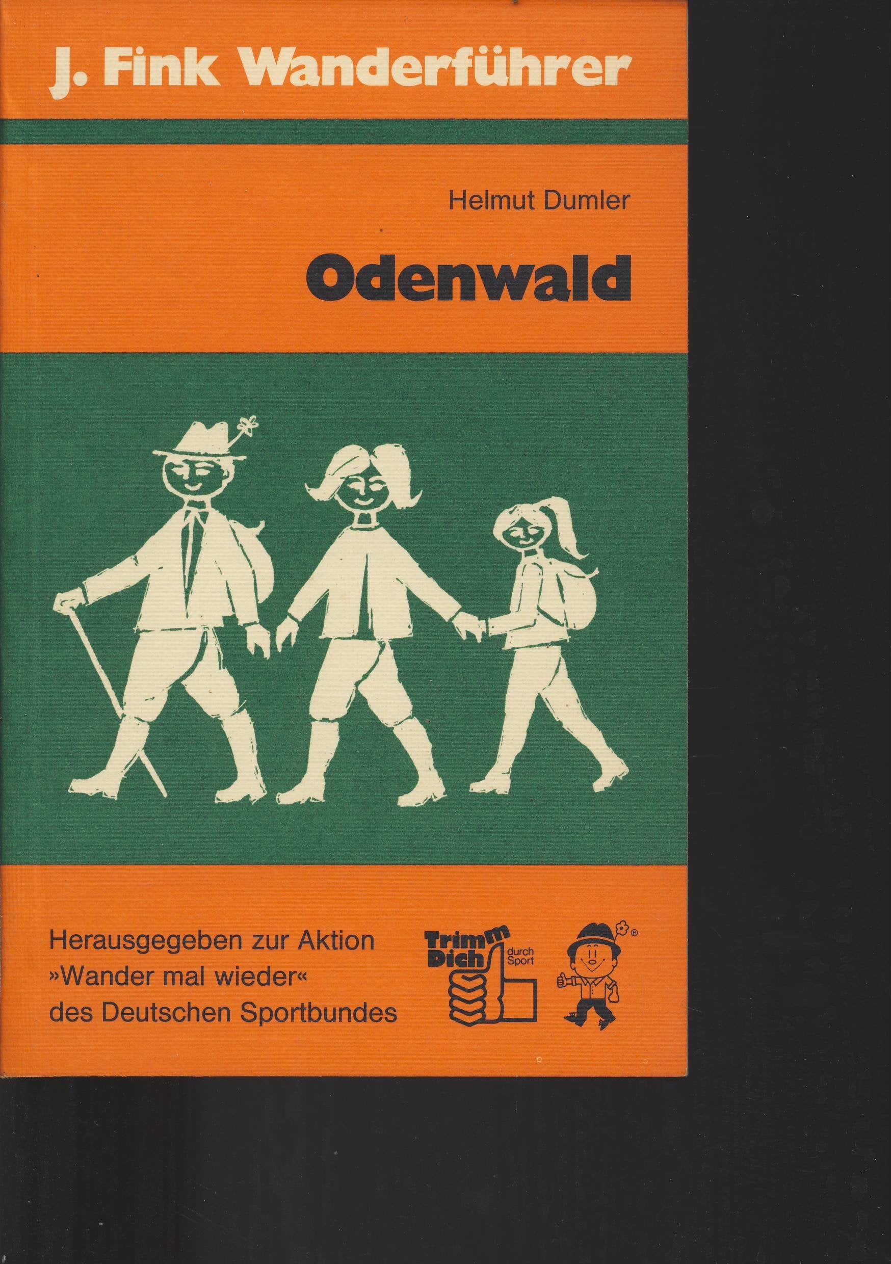 Odenwald. J. Fink Wanderführer. Books