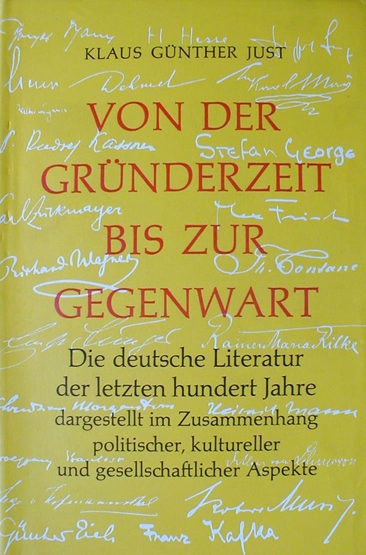 Von der Gründerzeit bis zur Gegenwart. Geschichte der deutschen Literatur seit 1871 Books