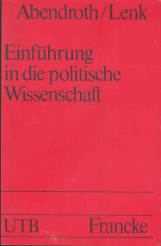 Einführung in die politische Wissenschaft (UTB 35) Memories
