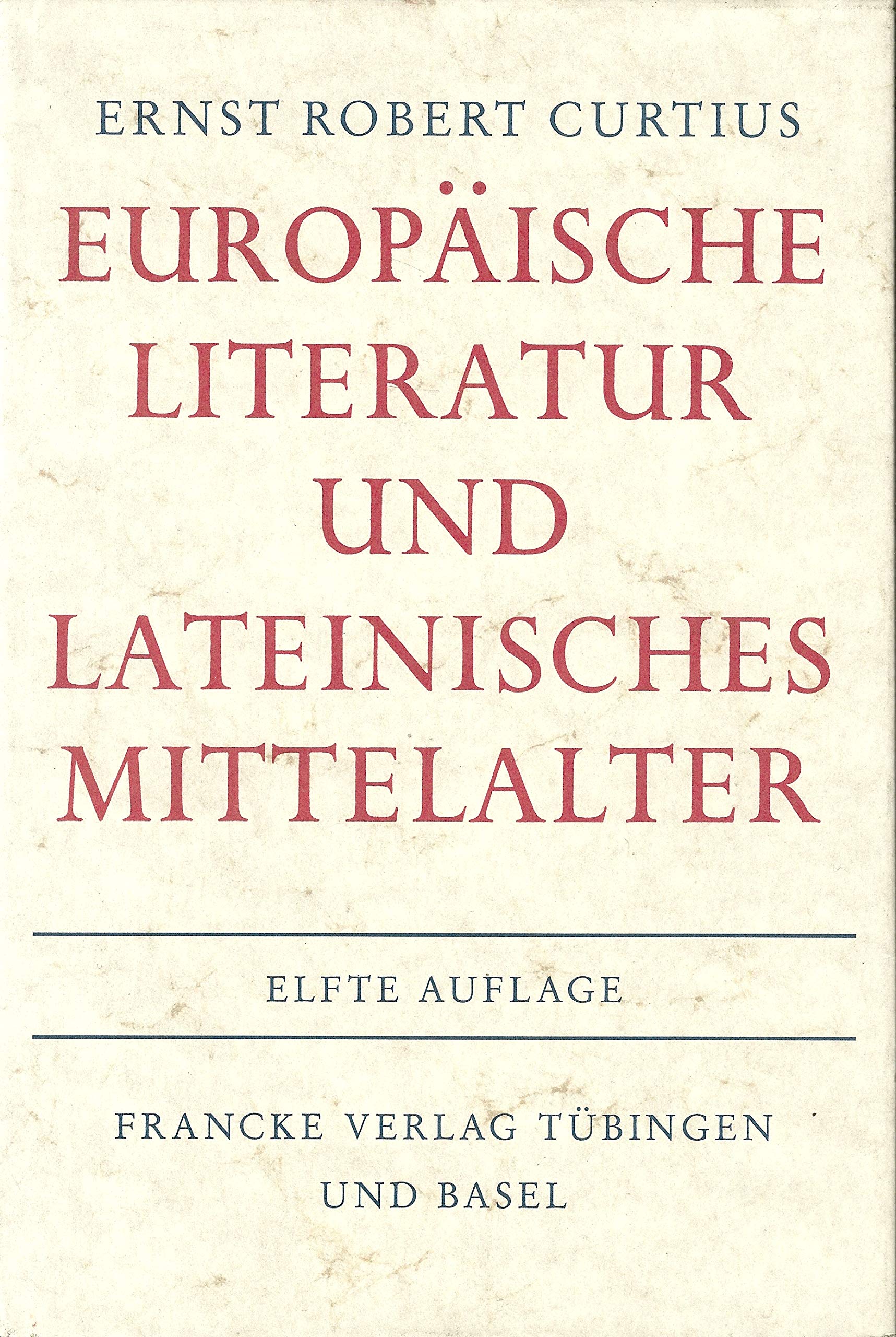 Europäische Literatur und lateinisches Mittelalter Contemporary literature