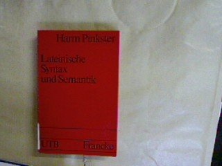 Lateinische Syntax und Semantik. Books