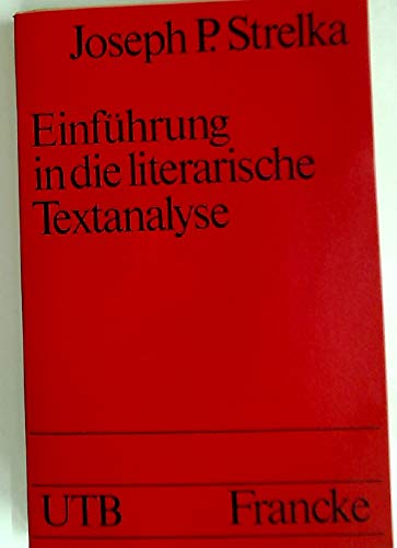 Einführung in die literarische Textanalyse. Professional & Reference Books