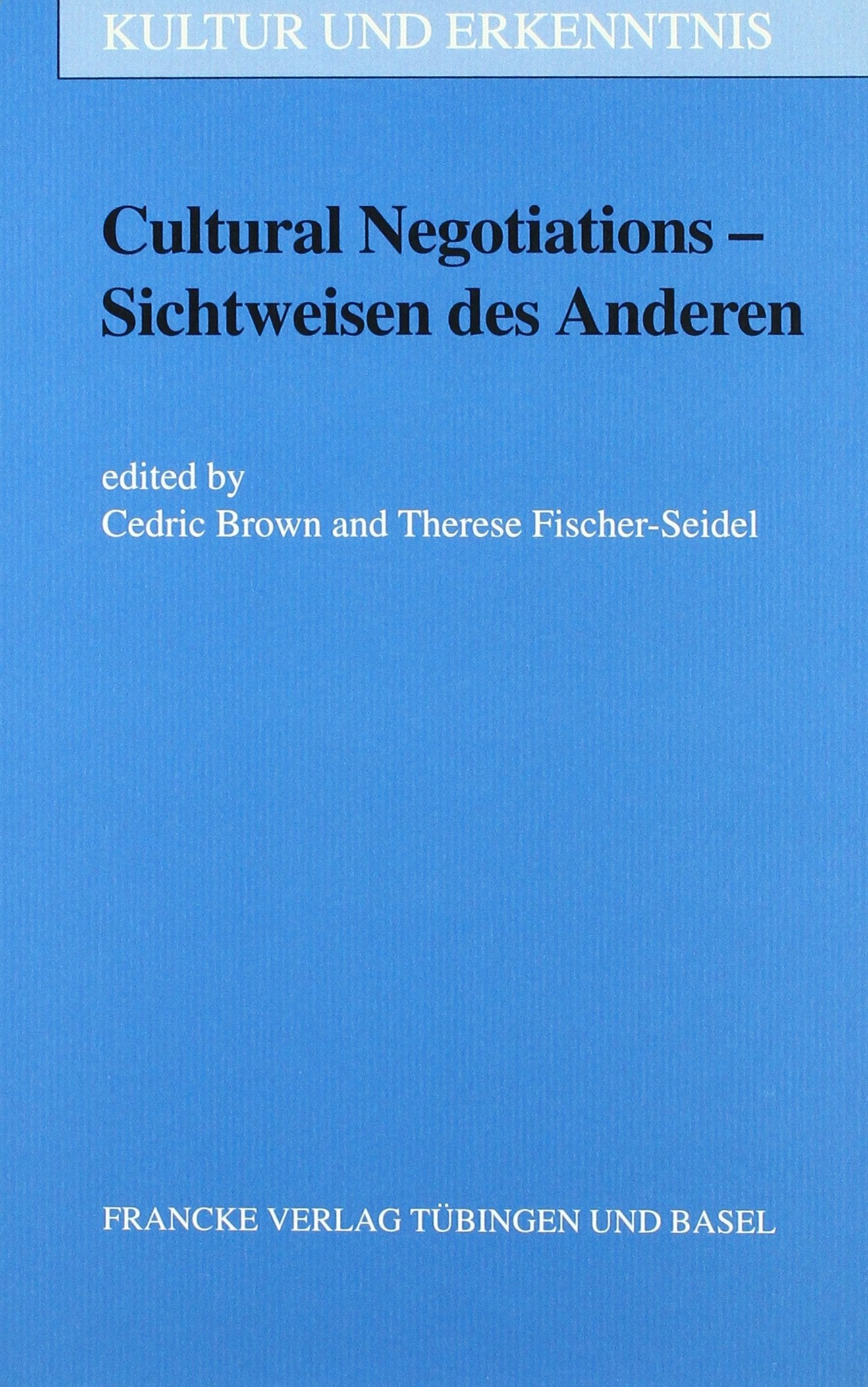 Cultural Negotiations - Sichtweisen des Anderen Books