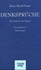 Denksprüche. Ein Lesebuch zum Gnomon Religion & Esotericism