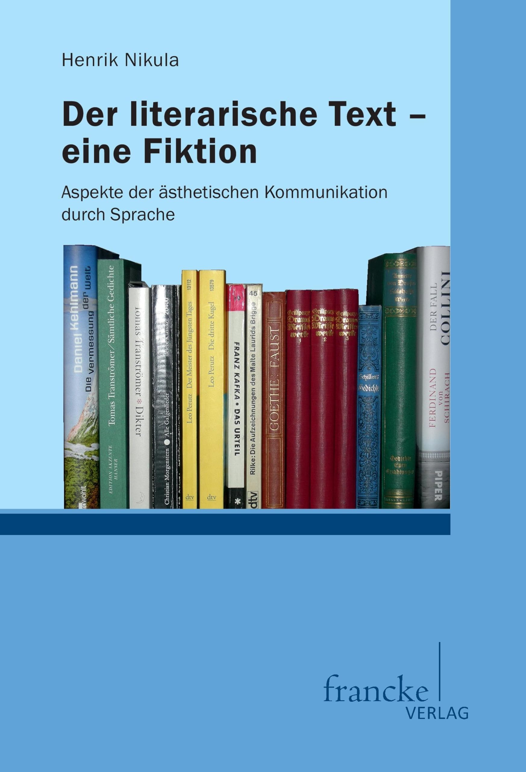 Product Image: Der literarische Text - eine Fiktion