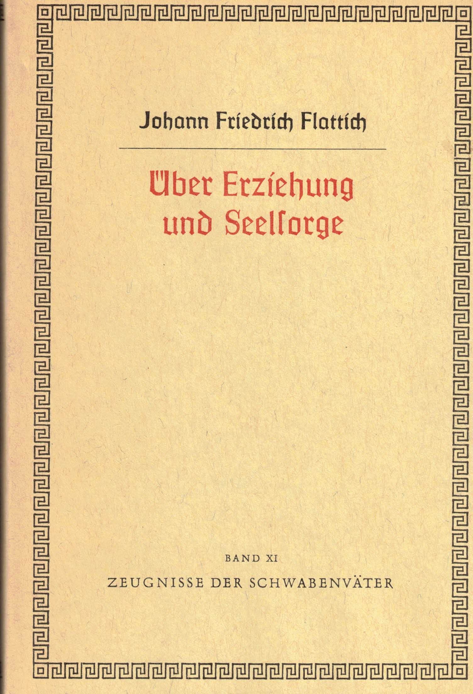 Über Erziehung und Seelsorge Books