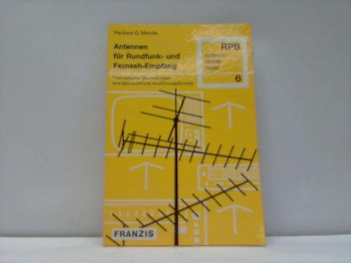 Antennen für Rundfunk- u. Fernsehempfang. Books