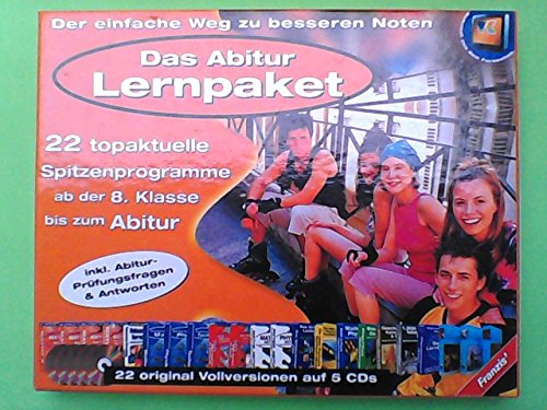 Das Abitur Lernpaket 22 topaktuelle Spitzenprogramme ab der 8.Klase bis zum Abitur (Der einfache Weg zu beseren Noten) Mathematics