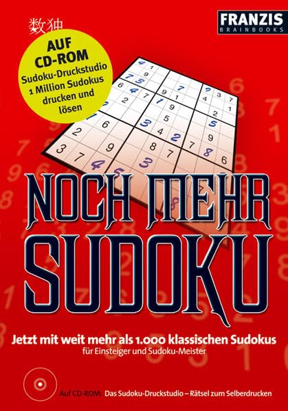 Noch mehr Sudoku: Jetzt mit weit mehr als 1.000 klassischen Sudokus für Einsteiger und Sudoku-Meister Leisure & Fun