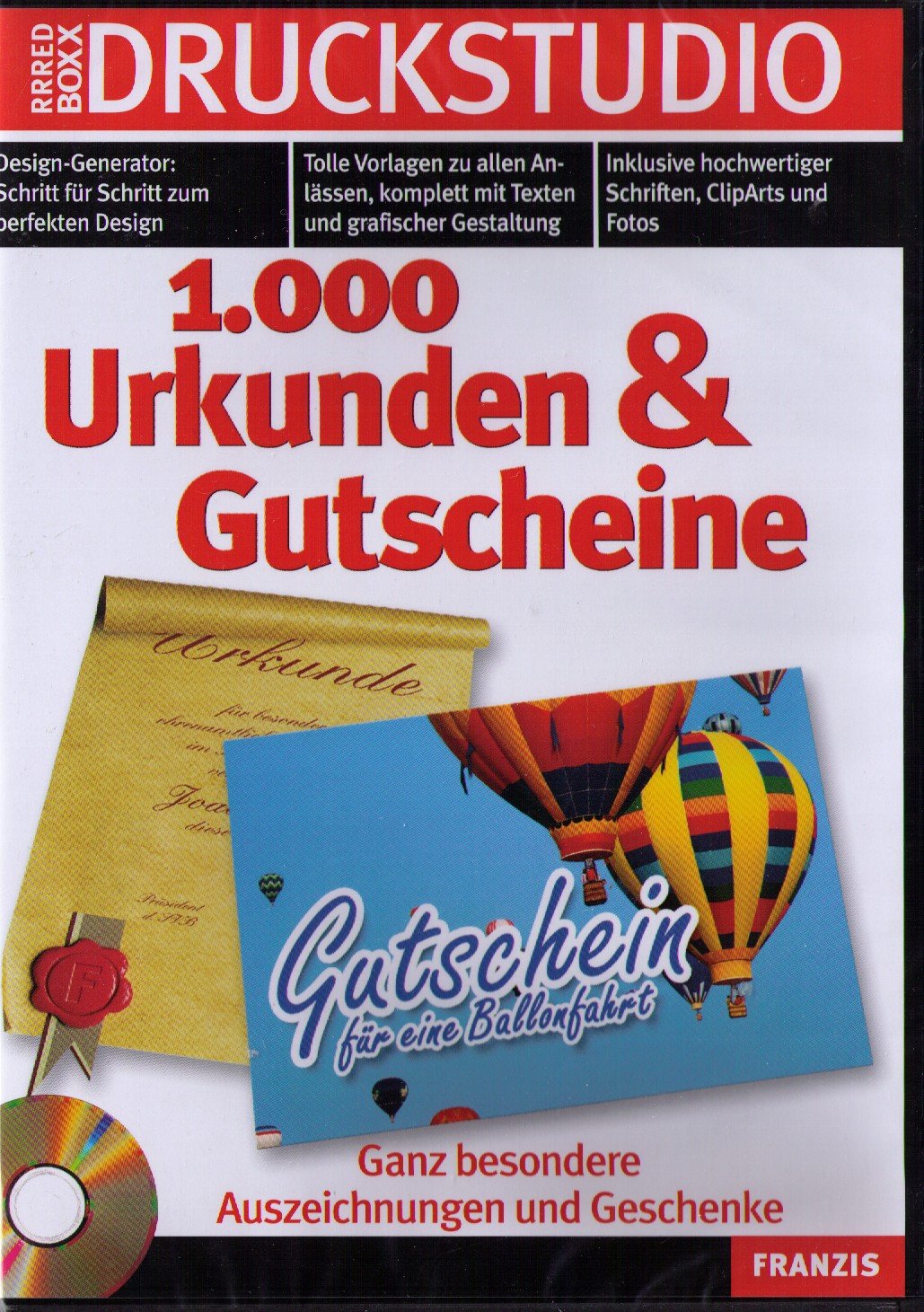Druckstudio - 1000 Urkunden & Gutscheine Other software