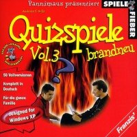 Spielefieber, CD-ROMs : Quizspiele brandneu, 1 CD-ROM 50 deutsche Vollversionen. Für Windows 95/98/ME/XP PC