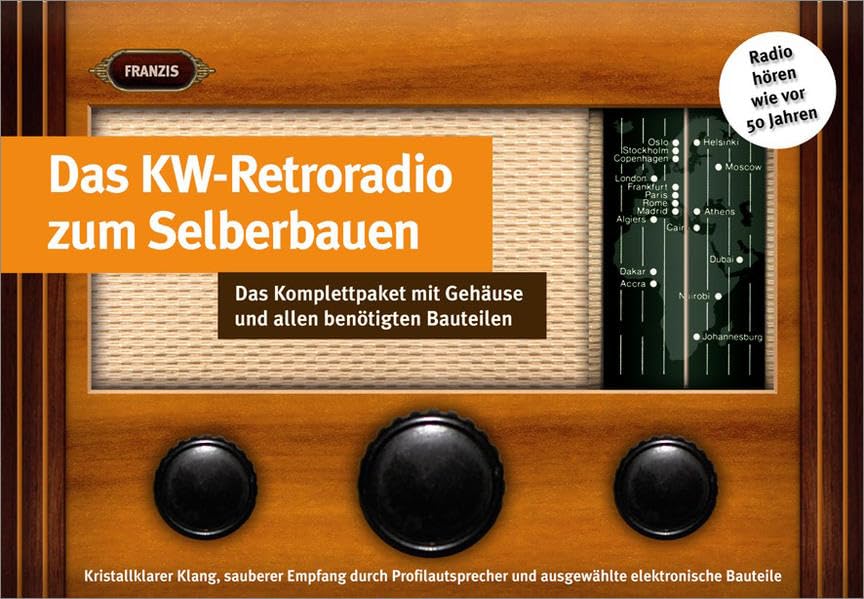 Retro-Kurzwellenradio zum Selberbauen: Das Komplettpaket mit Gehäuse und allen benötigten Bauteilen Web & Graphic Design