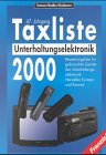 Taxliste Unterhaltungselektronik 2000 Business & Technology
