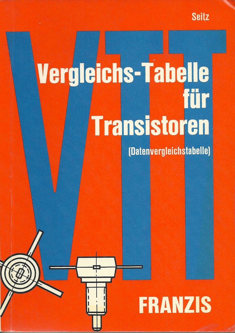 Vergleichs - Tabelle für Transistoren ( Datenvergleichstabelle Books