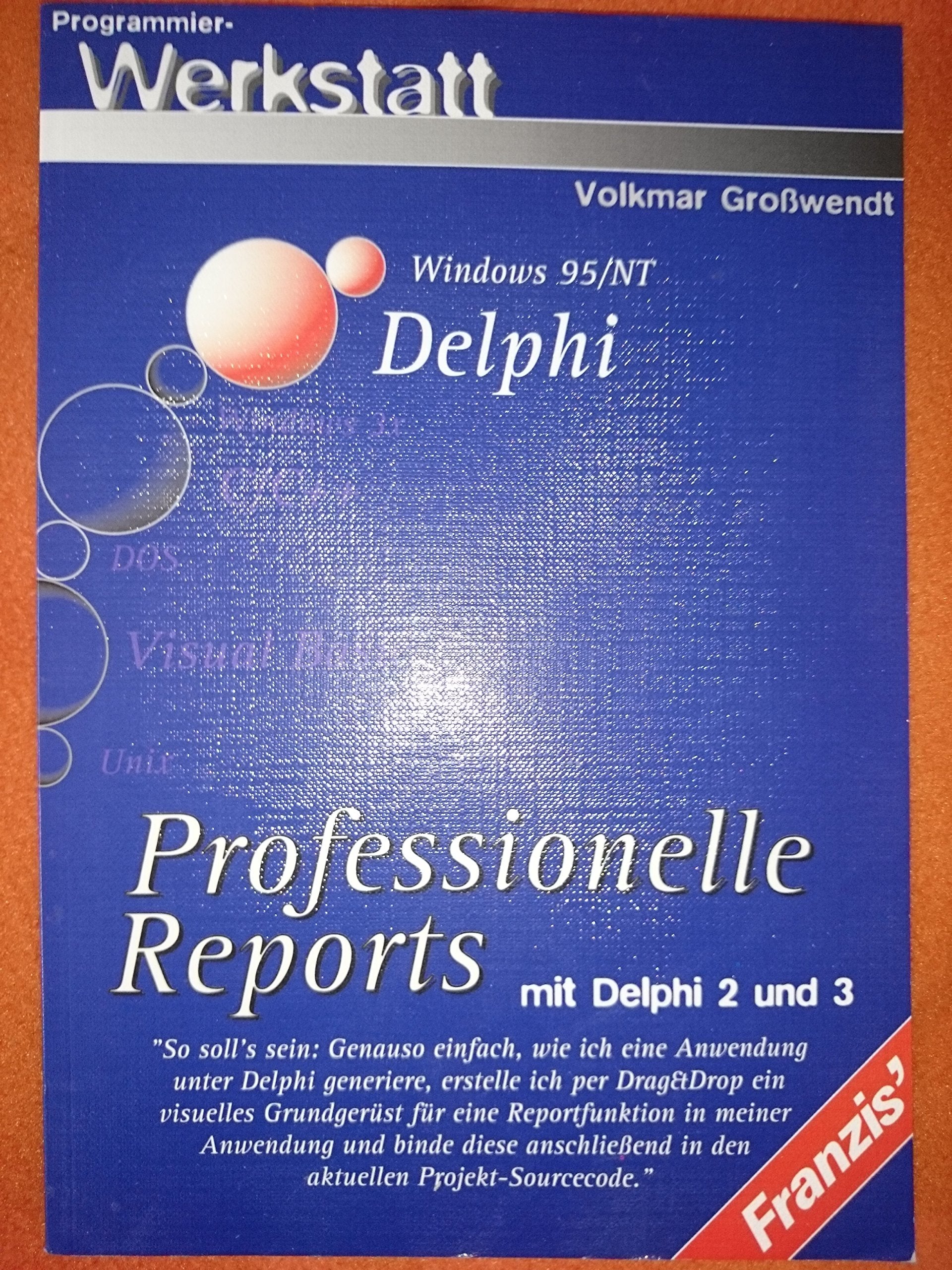 Professionelle Reports mit Delphi 2 und 3 book
