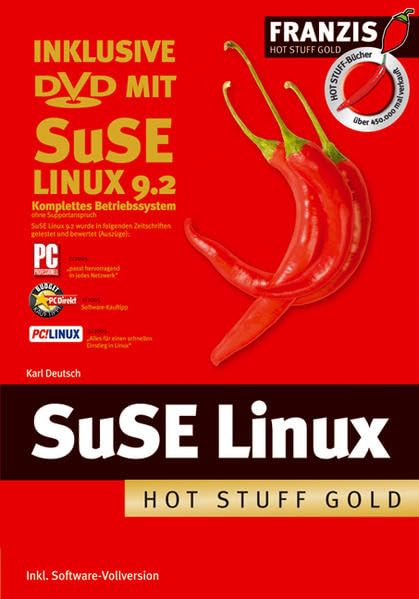 Product Image: SuSE Linux: Mit DVD mit SuSE Linux 9.2 komplettes Betriebssystem (Hot Stuff Gold)