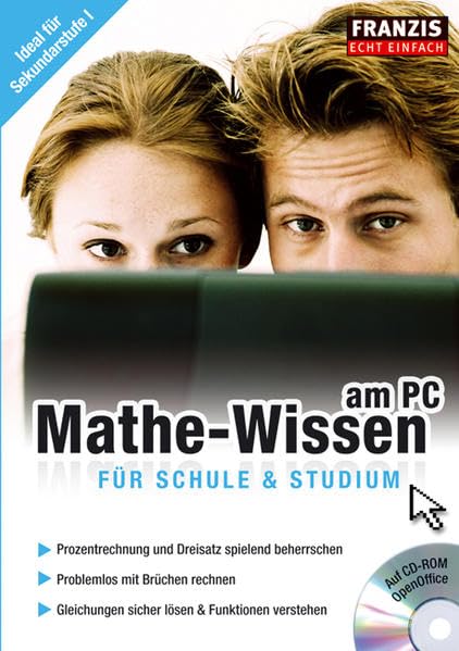 Mathe-Wissen am PC - Sekundarstufe I: Für Schule & Studium, Prozentrechnung und Dreisatz, Brüche, Gleichungen und Funktionen (Echt einfach) Study Guides