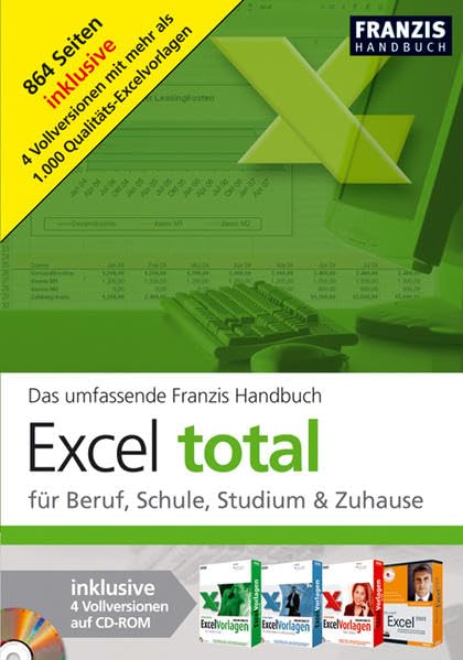 Excel total: Für Beruf, Schule, Studium & Zuhause (Franzis Handbuch) Computer Science