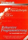 Rekursive Programmierung für Pascal /Delphi und C/C++: Im Prinzip ganz einfach: Ein grosses Problem wird zerteilt in kleinere (leichter zu lösende) ... Bauart bis sie sich einfach lösen lassen Computer Science