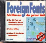 Foreign Fonts. CD- ROM für Windows. Schriften aus der ganzen Welt Music