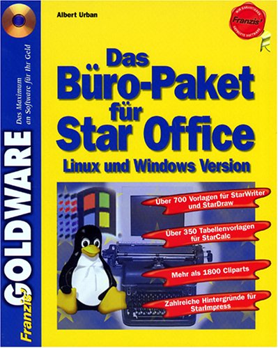 Das Büro-Paket für Star Office Linux und Windows Version: Über 700 Vorlagen für StarWriter und StarDraw - Über 350 Tabellenvorlagen für StarCalc - ... - Zahlreiche Hintergründe für StarImpress Books