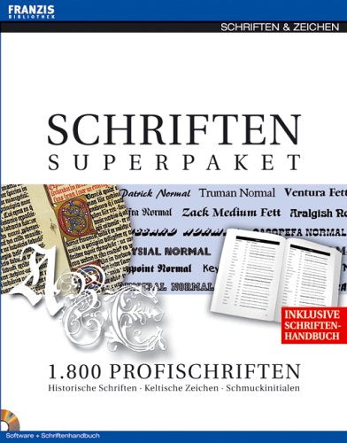 Das Schriften Superpaket - 1.800 Profischriften Other software