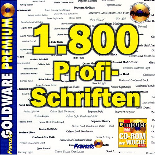 1800 Profischriften (JC). CD- ROM für Windows ab 95 Books