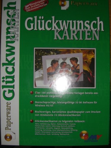 Glückwunschkarten. CD- ROM. Das Komplettpaket zum Drucken von Glückwunschkarten Books