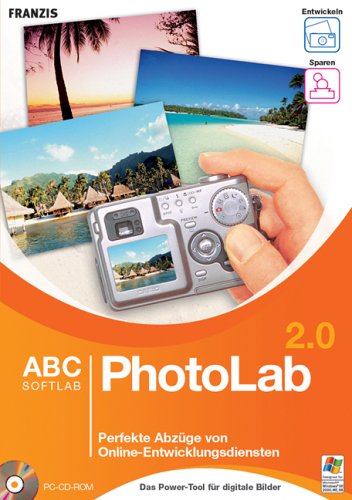 PhotoLab 2.0, 1 CD-ROM Perfekte Abzüge von Online-Entwicklungsdiensten. Für Windows 98 SE/ME/2000/XP software