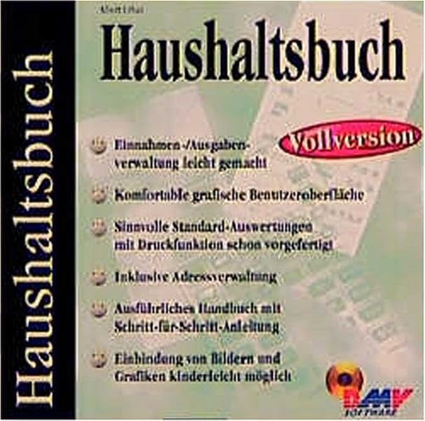 Das Haushaltsbuch, 1 CD-ROM f.Windows 95/98/NT 4.0: Vollversion Books