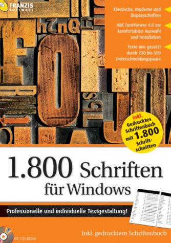 1.800 Schriften für Windows Other software