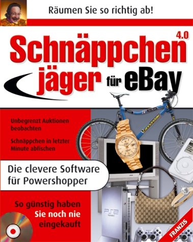 Schnäppchenjäger 4.0 für eBay, 1 CD-ROM: Die clevere Software für Powershopper. Räumen Sie so richtig ab! So günstig haben Sie noch nie eingekauft. ... Für Windows 98(SE)/Me/XP/2000/NT4 (SP6) Books