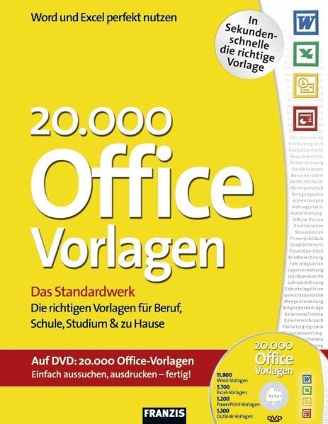 20.000 Office Vorlagen: Das Standardwerk - Die richtigen Vorlagen für Beruf, Schule, Studium & zu Hause Law