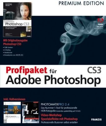 Profipaket für Adobe Photoshop CS 3, CD-ROMFür Windows XP, Vista und MAC OS X (10.3.9 oder höher) Music