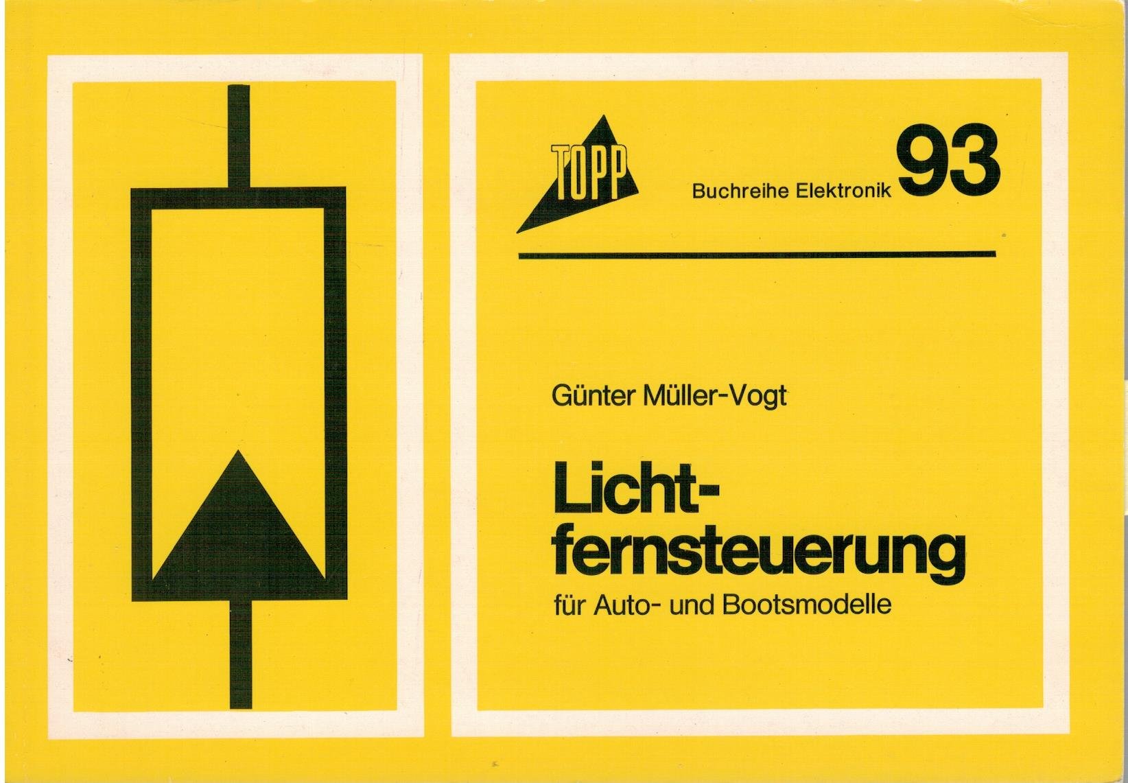 Lichtfernsteuerung für Auto- und Bootsmodelle. Books